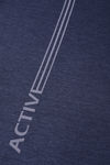 Enamor Relaxed Fitted Top - Navy Mel Active Reflective — thumbnail 7